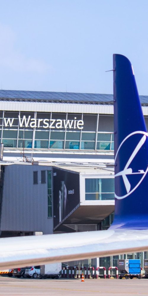 Mother and toddler enjoying quiet lounge at Chopin Airport, PL Airport