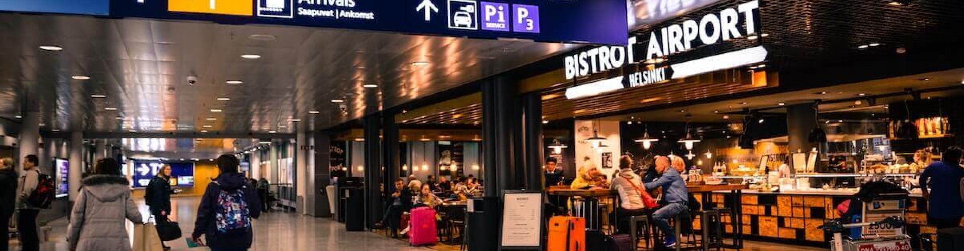Sunset terminal shot at Los Angeles Airport, CA, US Airport