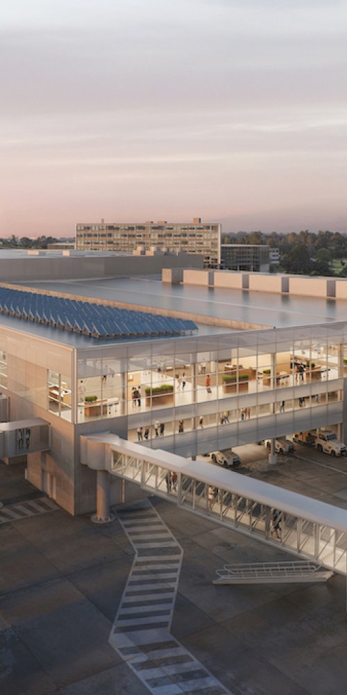 Parent and child relaxing in Adelaide Airport quiet room