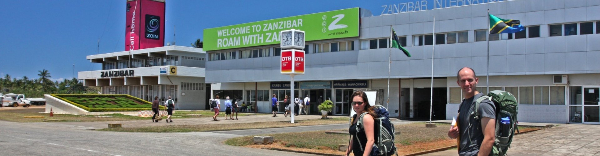 Family arrivals at Abeid Amani Karume International Airport, TZ Airport