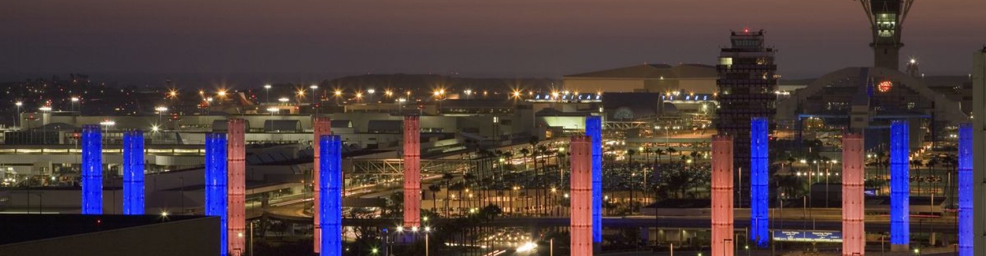 Family arrivals at Los Angeles Airport, CA, US Airport