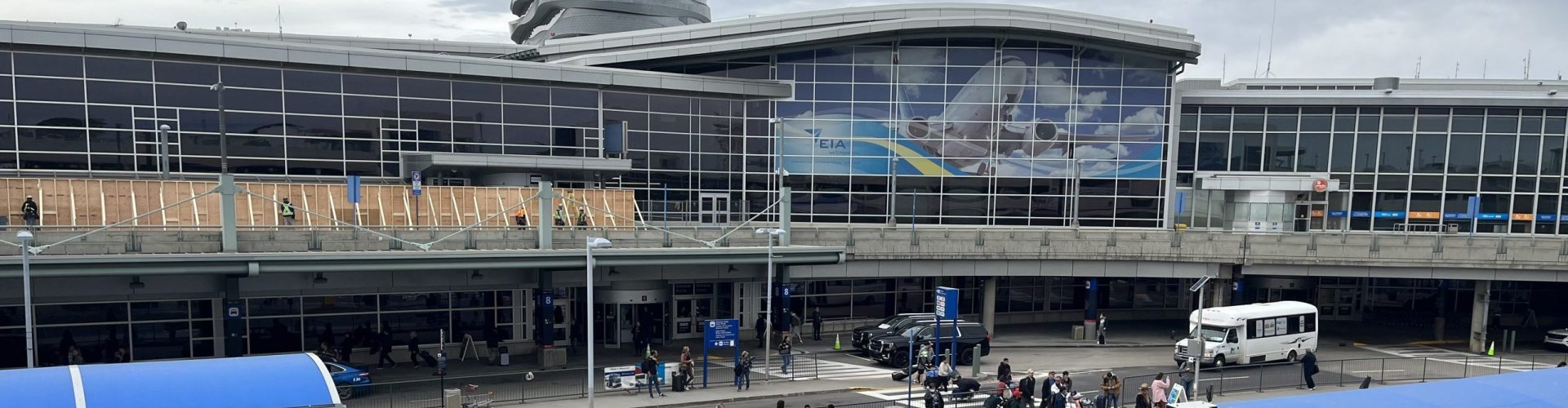 Family arrivals at Edmonton Intl Airport, AB, CA Airport