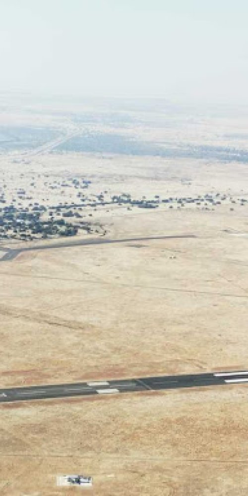 Kids playing in Kimberley Airport play area
