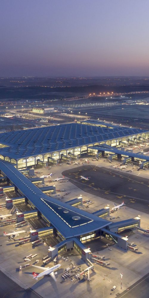Mother and child enjoying quiet corner at Menara Airport