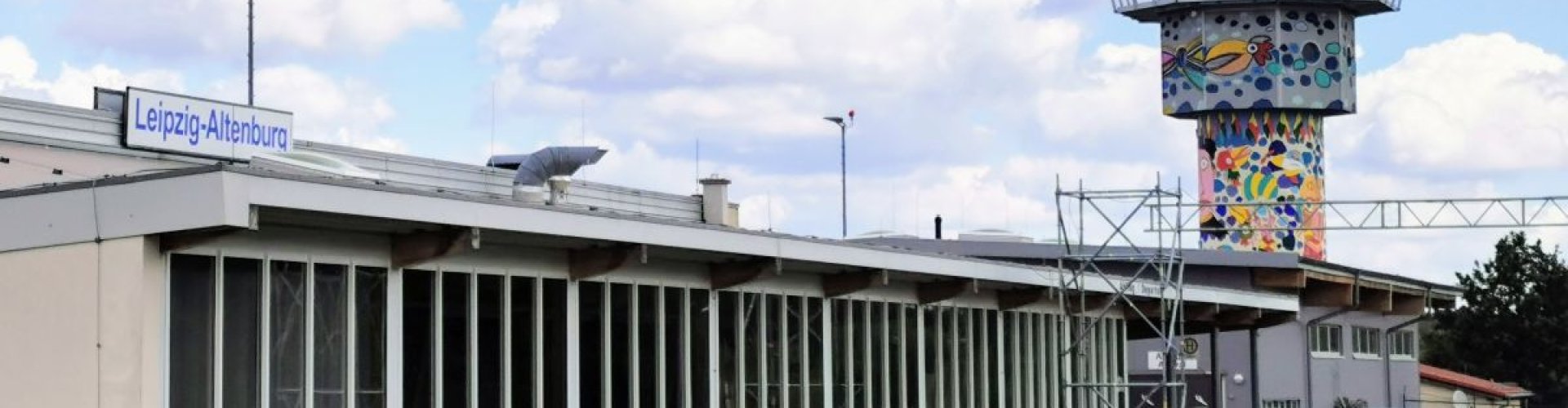 Family arrivals at Leipzig Altenburg Airport, DE Airport