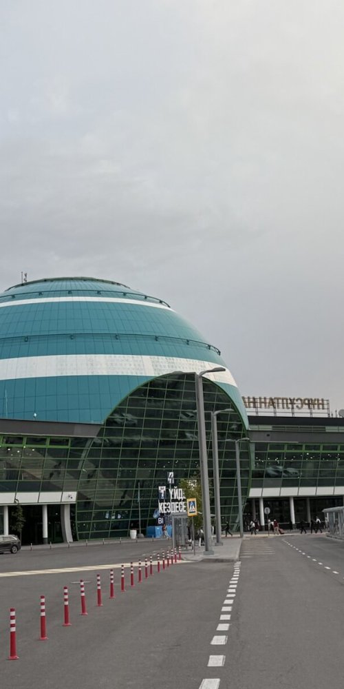 Nursing mother relaxing at Astana Airport quiet room
