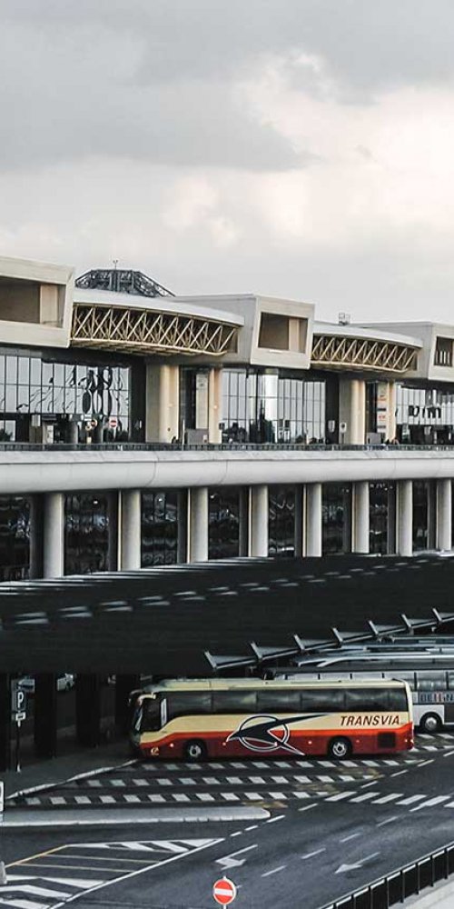 Mom soothing baby in quiet room at Malpensa Airport