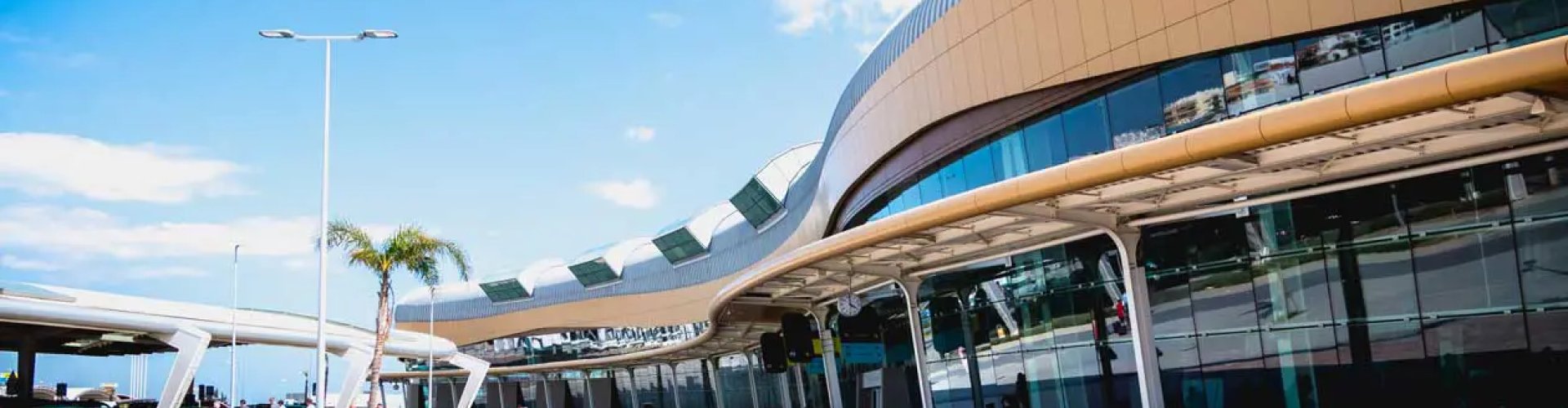 Sunset terminal shot at Faro Airport