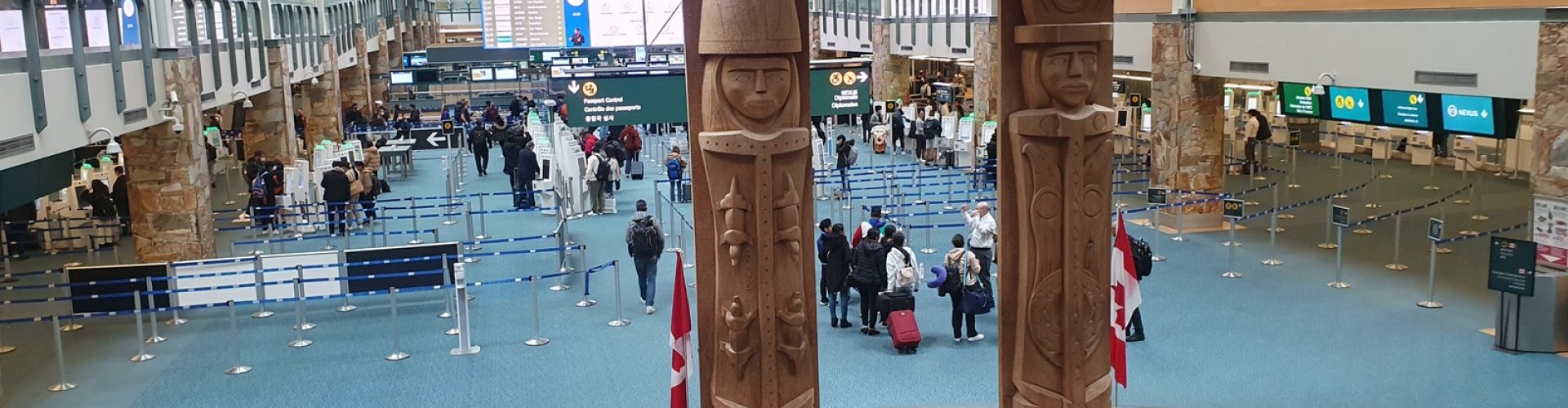 Sunset terminal shot at Vancouver Airport, BC, CA Airport