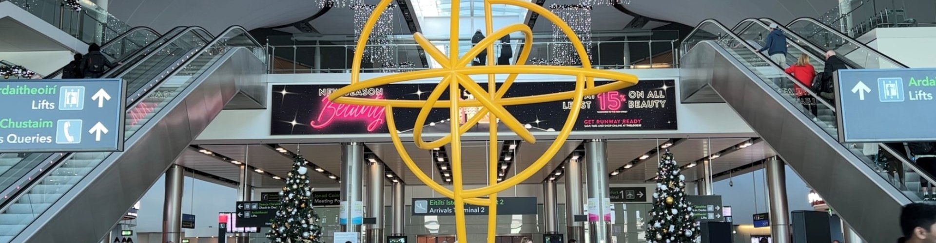 Sunset terminal shot at Dublin Airport, IE Airport